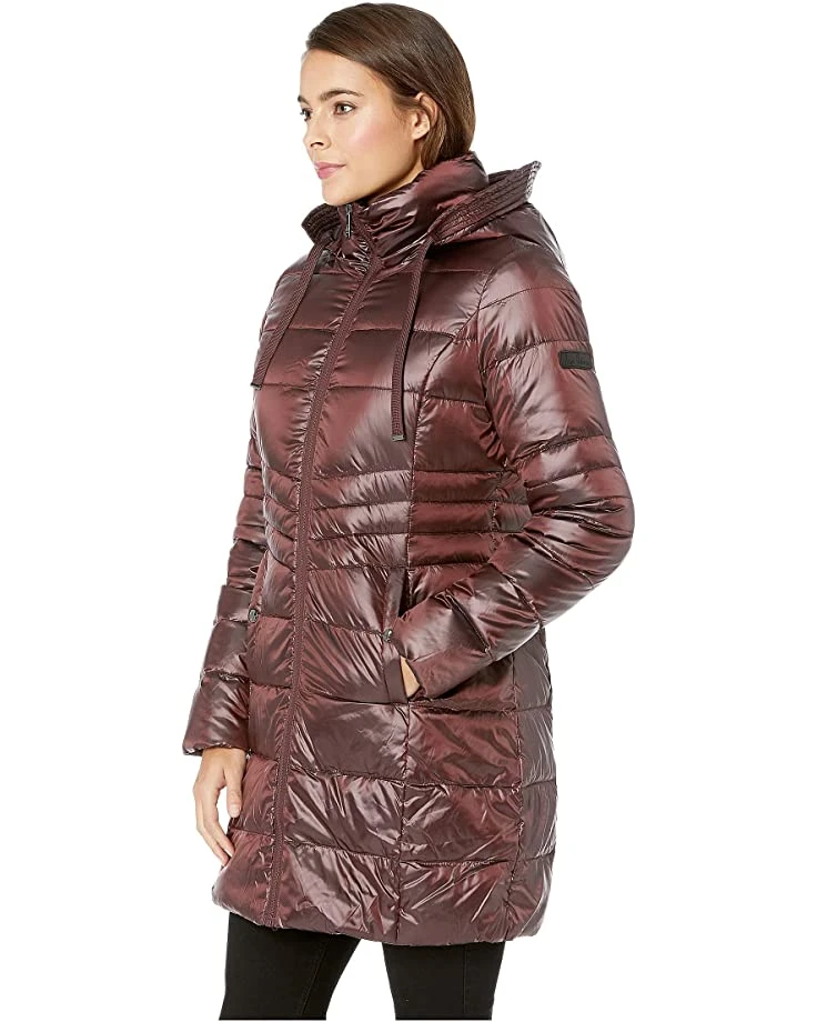 81U5pA72XDL._AC_SR736920_.jpg Sam Edelman Ruched Stand Collar 3/4 Soft Down Jacket | Coats & Outerwear -SAM EDELMAN Sales 81U5pA72XDL. AC SR736920