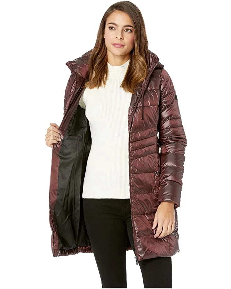81xRrds6m7L._AC_SR736920_.jpg Sam Edelman Ruched Stand Collar 3/4 Soft Down Jacket | Coats & Outerwear -SAM EDELMAN Sales